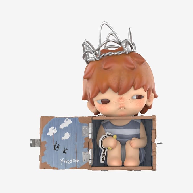 POP MART Hirono Echo Serie Figuren Blind Box Verzamelobject (Enkelpak / 12-delige set) brown