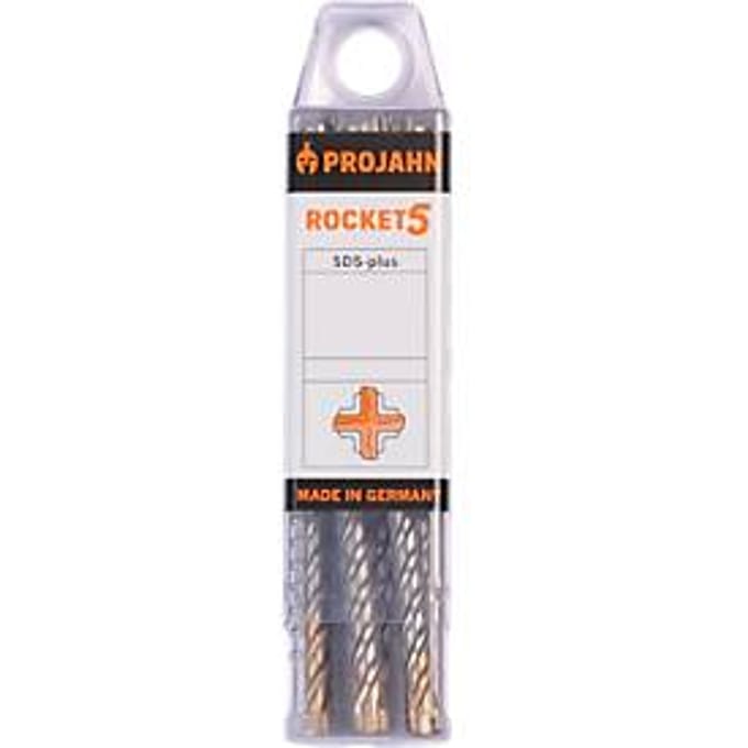 Projahn hamerboren set ROCKET 5, staal, SDS-plus, ø 6,5 mm x 210 mm, verpakking van 5