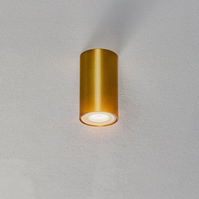 Nowodvorski Lighting Downlight Eye S in cilindervorm, messing