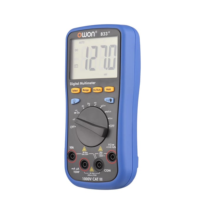 OWON B33+ digitale BT-multimeter met offline record 3999 tellingen automatisch bereikbare elektrische tester met