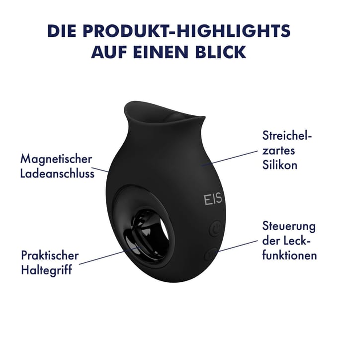 Siliconen tongvibrator, 9,4 cm
