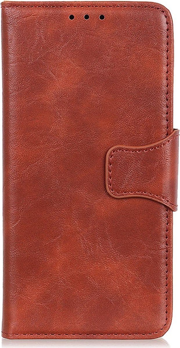 Shop4 - Xiaomi 12 Pro Hoesje - Wallet Case met Pasjeshouder Cabello Bruin