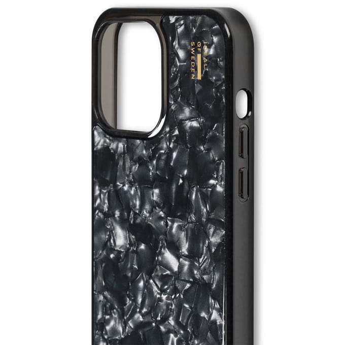 iDeal of Sweden Pearlized Case geschikt voor Apple iPhone 15 Pro Max - Zwart