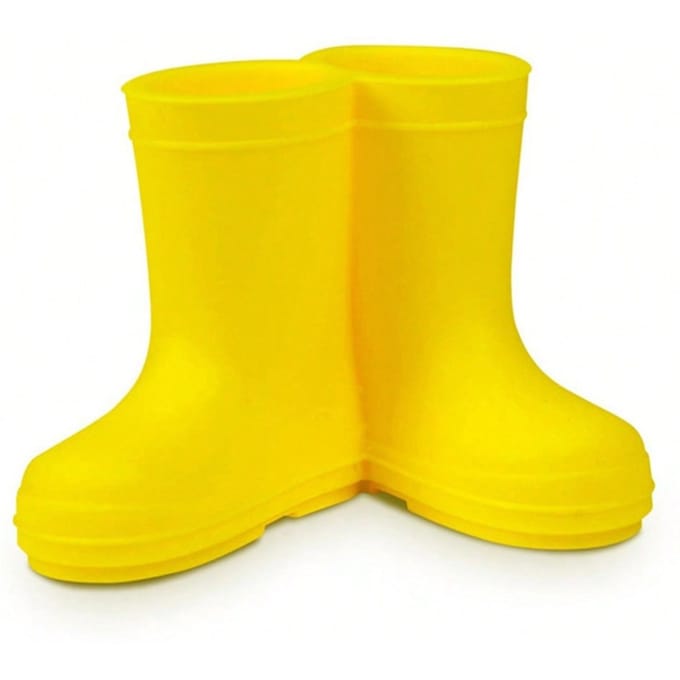 1 pièce Support de Brosse à Dents Créatif Portable de Voyage, Support de Rangement pour Brosse à Dents en Forme de Botte de Pluie, Support pour Brosse à Dents jaune