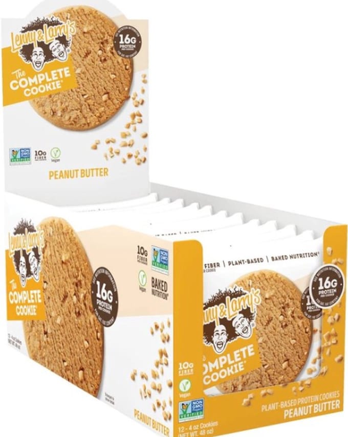 Lenny & Larry's | Complete Cookie | Peanut Butter | 12 stuks | 12 x 113 gram