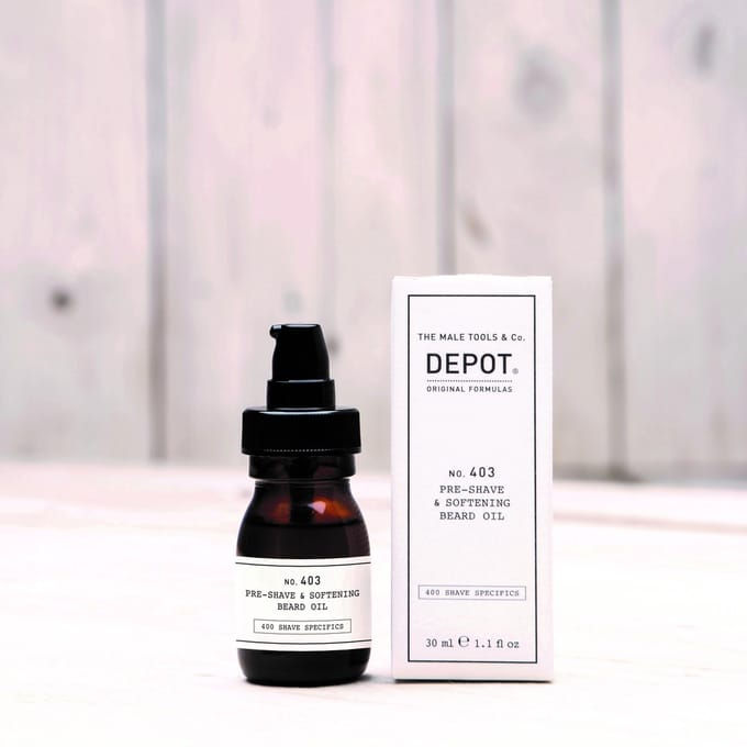 Dépôt, 400 Spécificités Rasage Non. 403, Amande Douce, Adoucissante, Huile de Prépargement, 30 ml