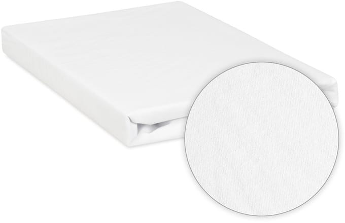 Matex Serie - Ademend Jersey Onderlegger - 90x200cm - 100% Katoen - Waterdicht PU