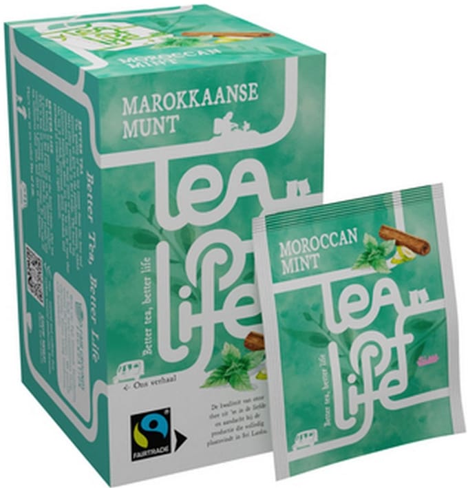 Tea of Life - Moroccan Mint - 100 x 1.5 gram - Omdoos 6x