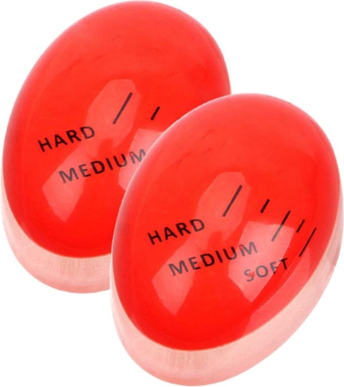 Vardaan Eierwekker Set van 2 -Vardaan Eiertimer - Kleurveranderende Ei Timer voor Perfect Koken - Eierwekker - Ideale Kookwekker voor Eieren