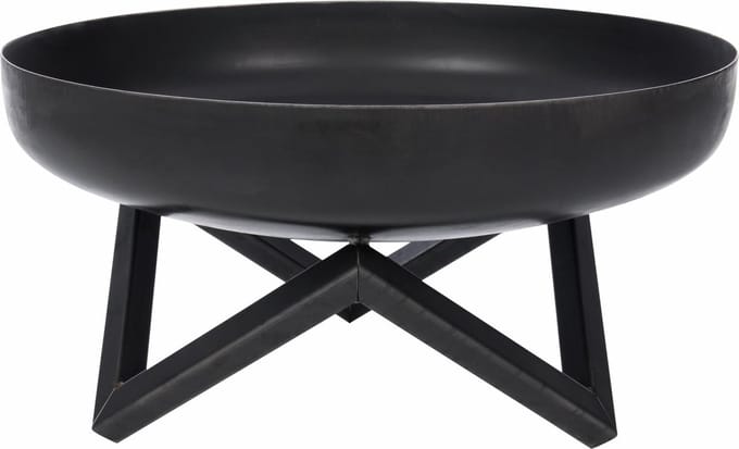 RedFire - Pello - Zwart - Staal - Vuurschaal - Stevig staal - Diameter 60cm - Industrieel - Terrasverwarming - Sfeerhaard