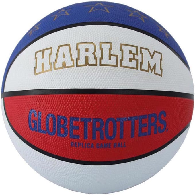 Spalding Harlem Globetrotter Sz7 Rubber Basketbal