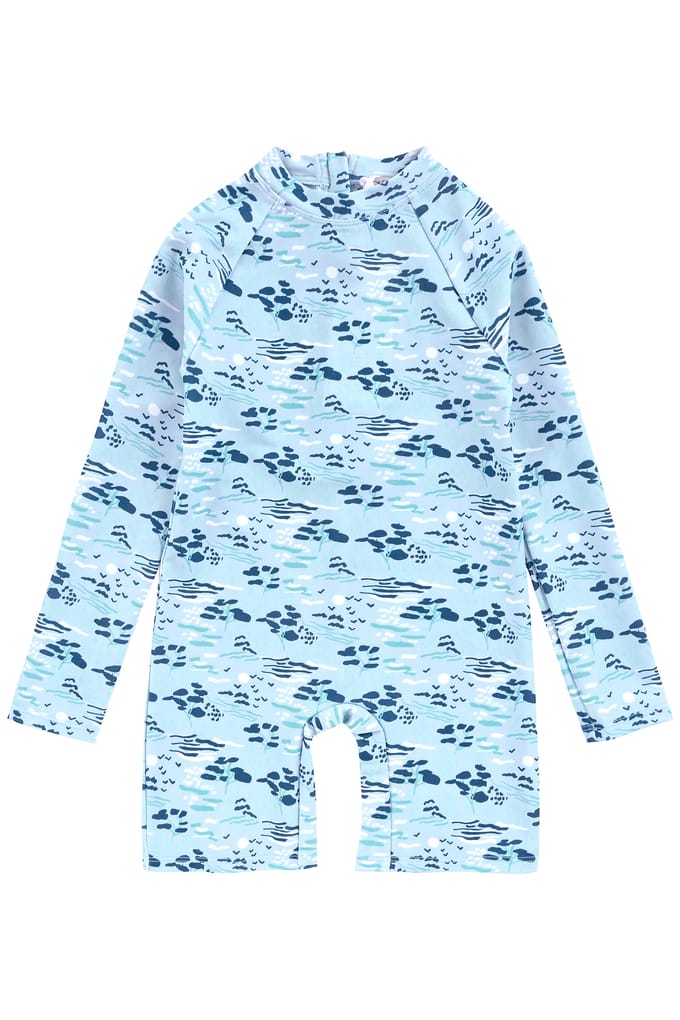 Louise Misha Bathing Jumpsuits Amrit Blue Pastoral Fields Taglia: 8Y | Body per Neonato Outlet | kids | Blu