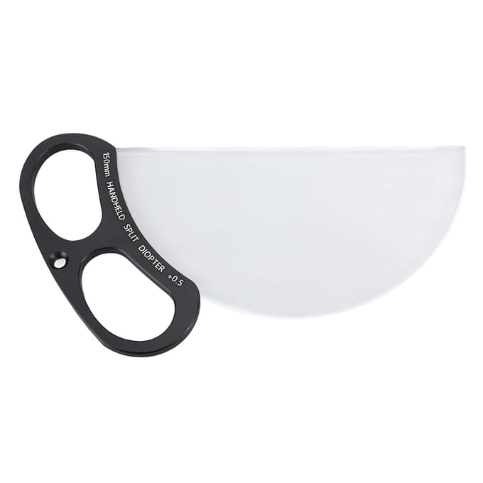 150mm Handheld 1 2 Gesplitst Dioptrie Filterlens Speciale Effecten Filter Film Prisma Filter Accessoires white