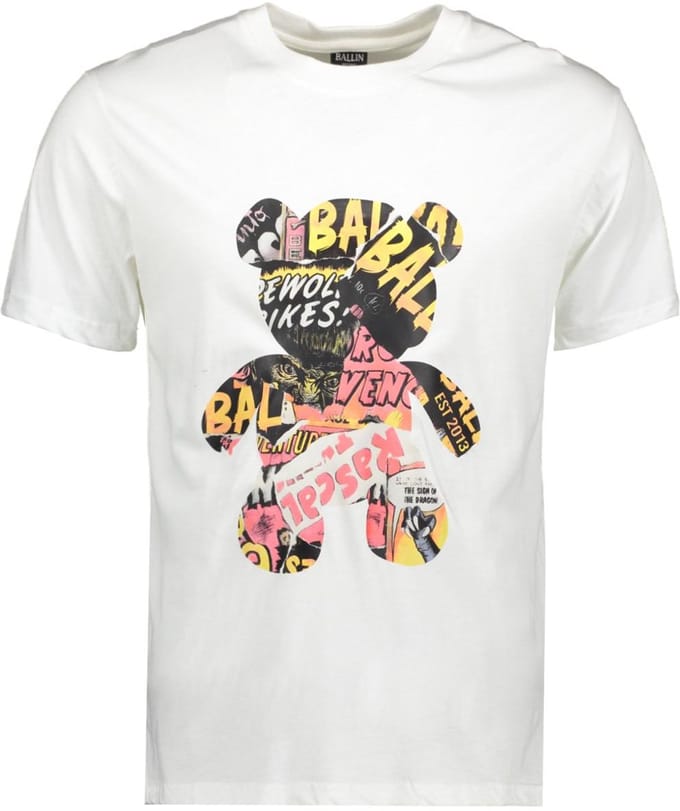 Ballin T-shirt T Shirt 2638 Off White Mannen Maat - S