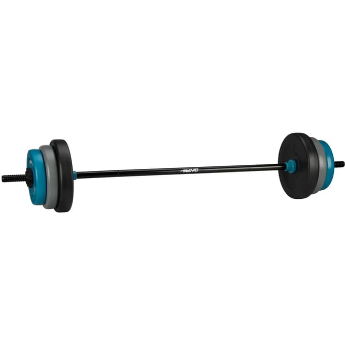 Avento Halter Pump Set - Verstelbaar - 20 kg - Zwart/Blauw