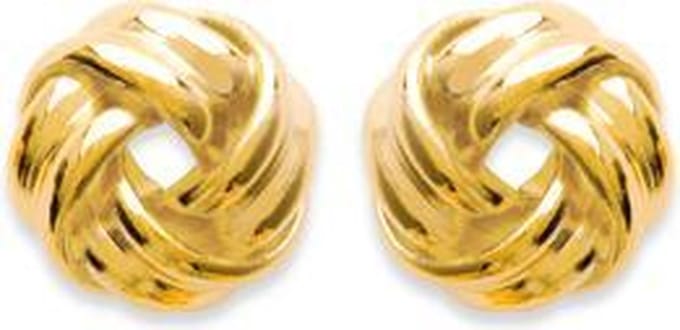 Montebello Oorbellen Belinda - 925 Zilver Verguld - ∅10mm