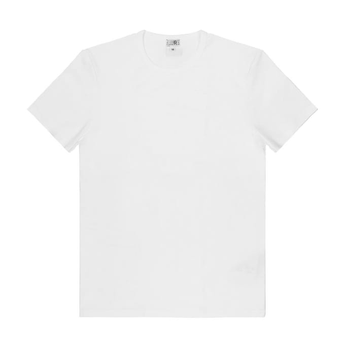 Maison Margiela Heren Mm6 Nummering Logo Patch Korte Mouw Ondergoed MJM200020 101 (L)