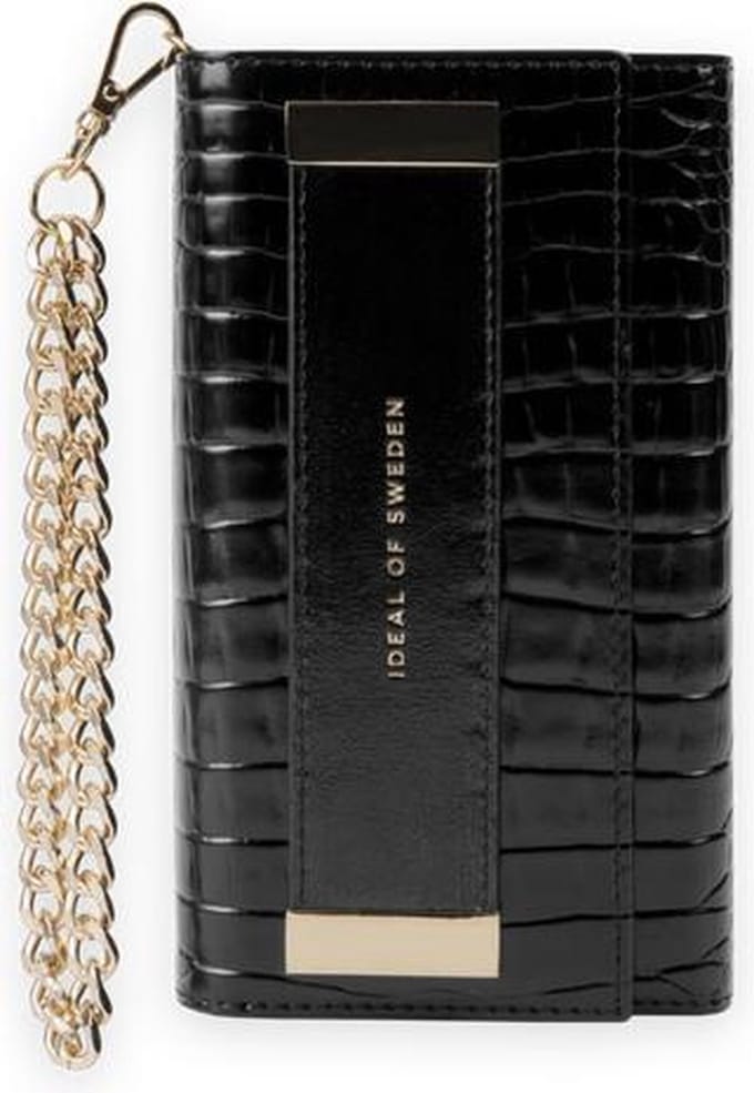 iDeal of Sweden Studio Clutch voor iPhone 12 Mini Neo Noir Croco