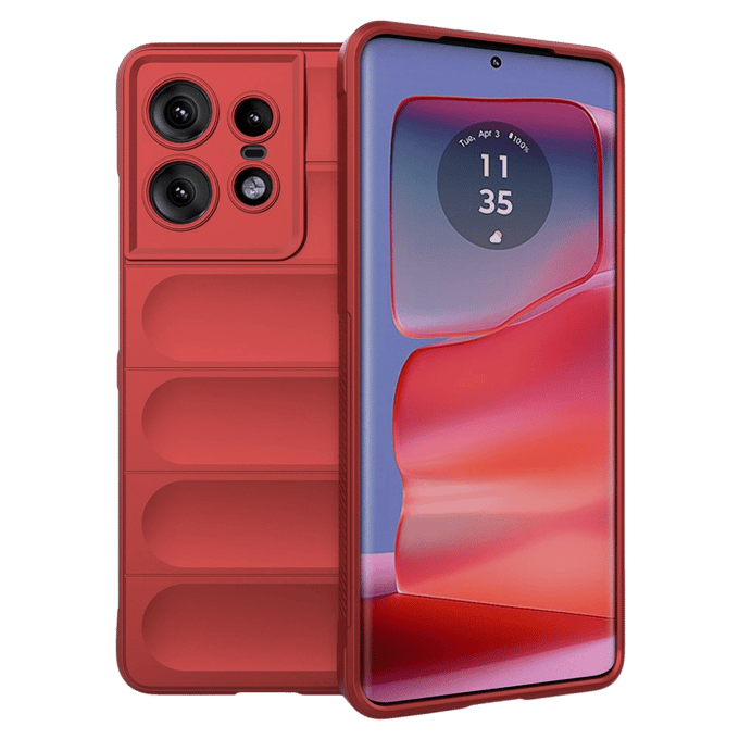 Comfycase Motorola Edge 50 Pro Cushion Case Rood