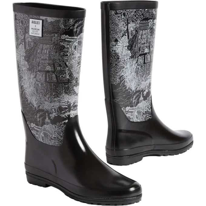 Regenlaarzen met print voor dames Aigle Eliosa Pt