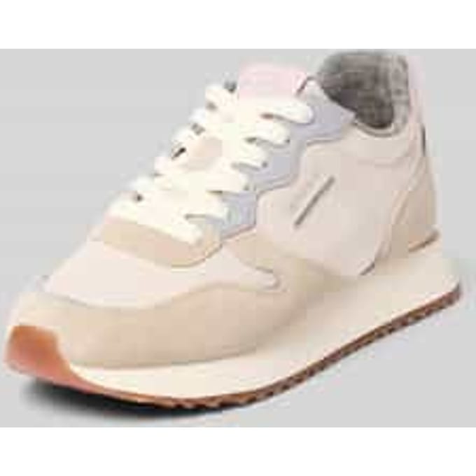 Sneakers met labeldetail, model 'BEVINDA'