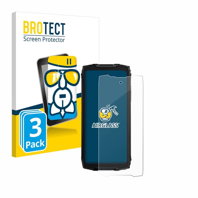 Screenprotector 3 Stuks voor Blackview BV9300 Pro Beschermglas transparant