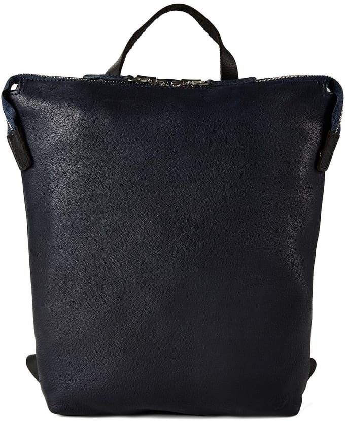 Harold's CHAZA Dagrugzak Leer 35.5 cm - dunkelblau
