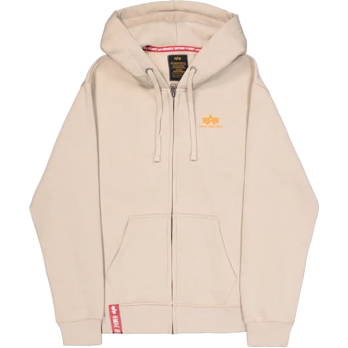 B Hooded sweatshirt met klein logo Alpha Industries Basic