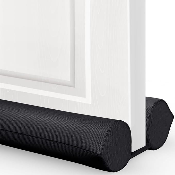 Dubbele Deur Tochtstopper 30" - Zwart