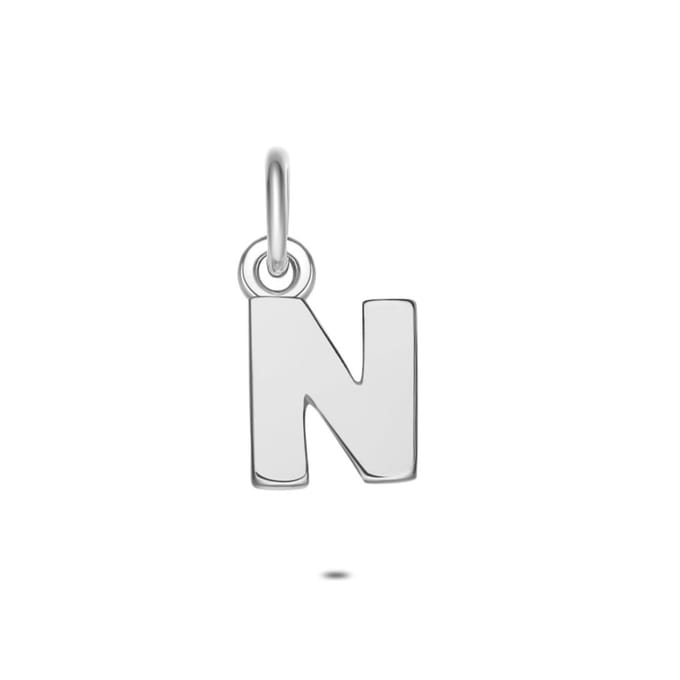 Twice As Nice Hanger in zilver, letter N