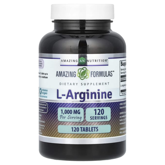 Amazing Nutrition, l-arginine, 1 000 mg, 120 comprimés