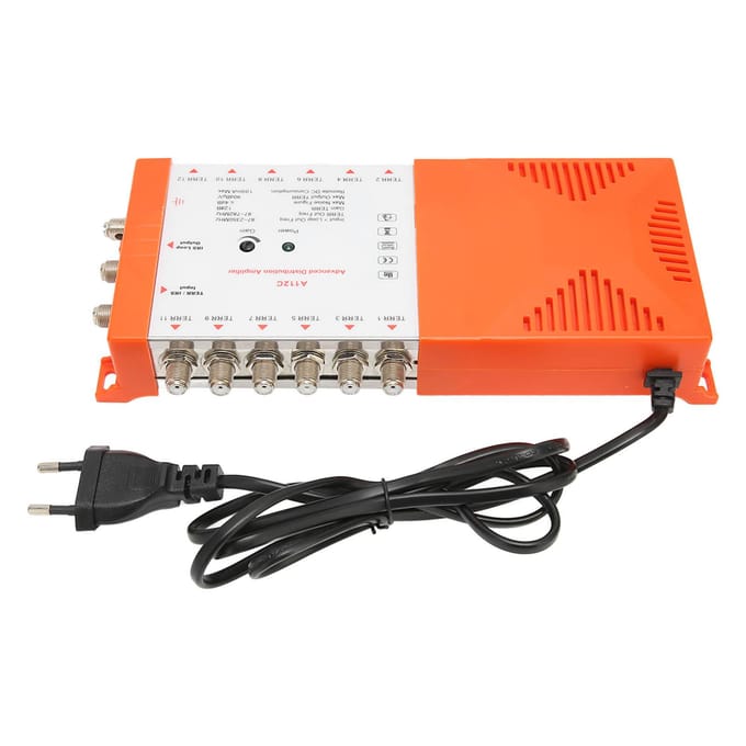 Amplificateur de Distribution 12 Canaux Cascadable A112C Filtre LTE Répartiteur de Distribution 12 Voies