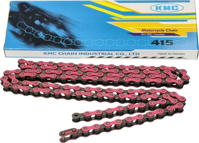 Ketting KMC 415 1/4 lengte 122 schakels roze