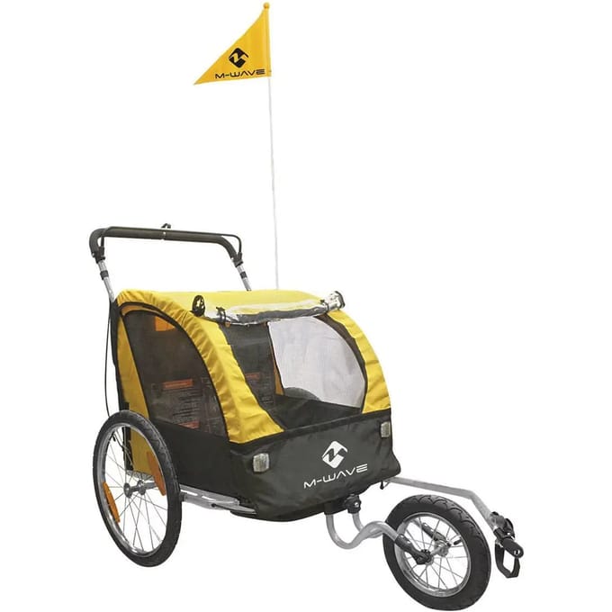 M-wave Carry All 3 in 1 - Fietskar - 20 inch Wielmaat - Geel