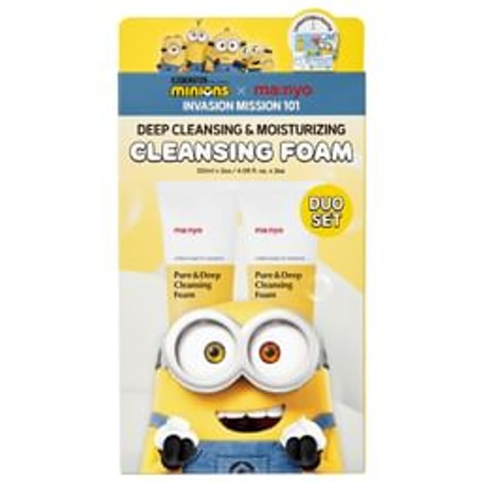 ma:nyo - Pure & Deep Cleansing Foam Duo Set Minions Edition 3 pcs