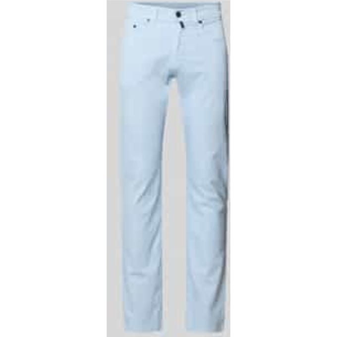 Jeans met labeldetail model 'Lyon'
