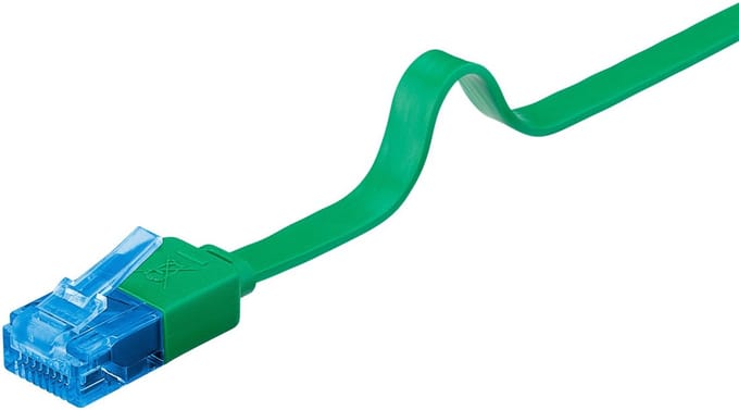 Wentronic CAT6A Netwerkkabel - RJ45 - Groen - 0.5 m