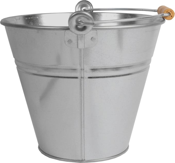 Talen Tools - Emmer - Verzinkt staal - Met hengsel - 10 liter