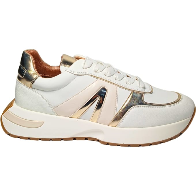 Damesschoenen Alexander Smith Hyde vrouw wit goud