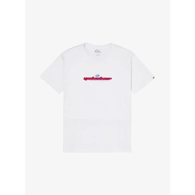 Quiksilver Slacker T-shirt Met Korte Mouwen Wit 8 Years Jongen