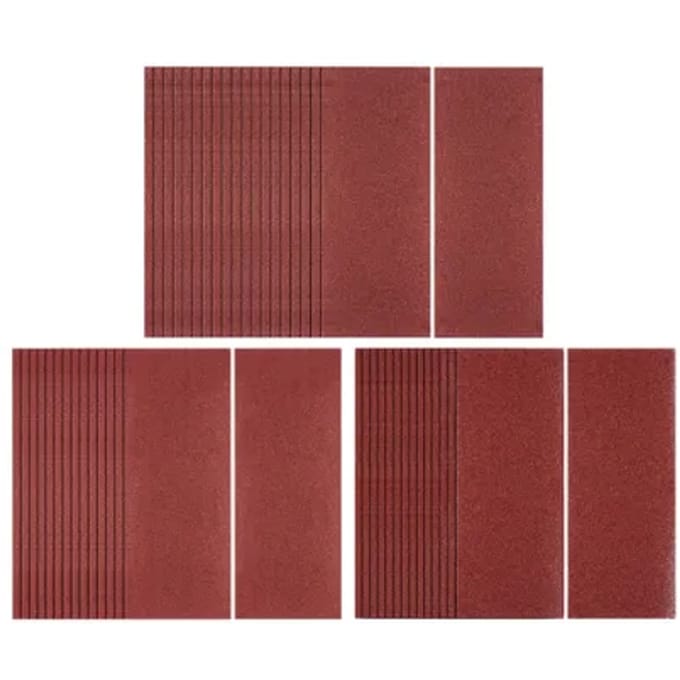 Stanley Schuurvel - K60/120/150 - Rood - 93x230mm - 50 Stuks