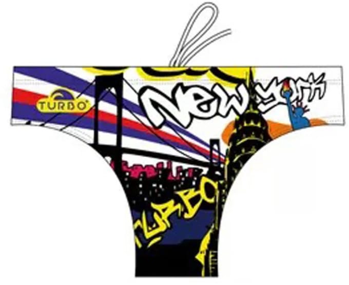 Turbo New York Zwemslip Veelkleurig S Man
