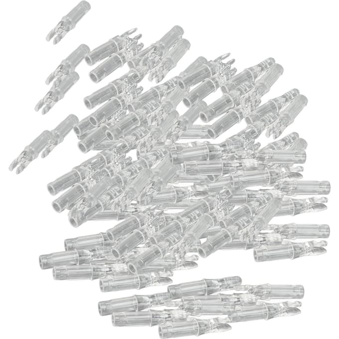 100 stuks Boogschieten Pijl Nok Duurzame Plastic Inzetstuk Pijl Nokken Lichtgewicht Pijl Nokken Vervanging