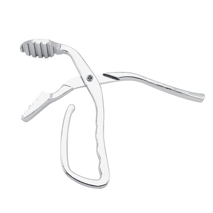 Anti scalding Oven Clip Pliers Grip Grabber for Hot Pot Plate Baking Tray Pan Dish white