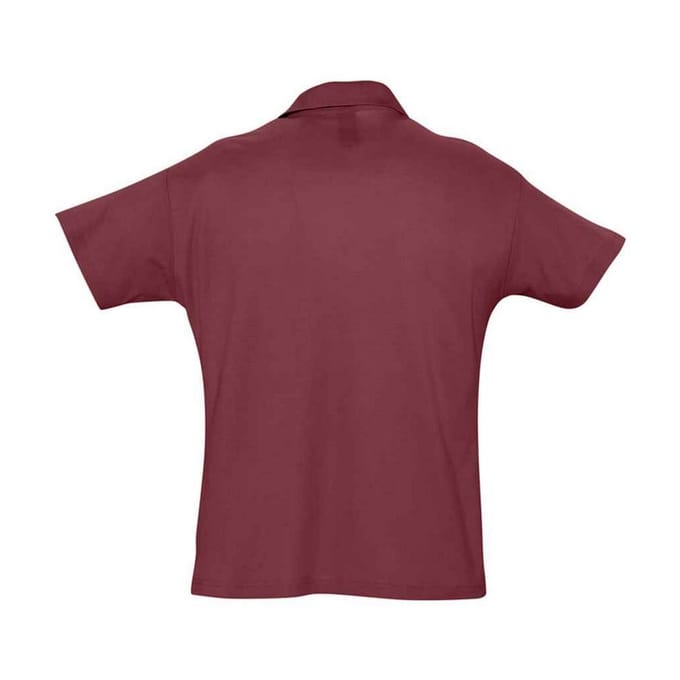 SOLS Heren Zomer II Poloshirt (Bourgondië)