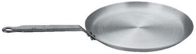 Crêpespan - Pannenkoekenpan rond - Crêpes maken - Europees product - diameter 26 cm - Zilver