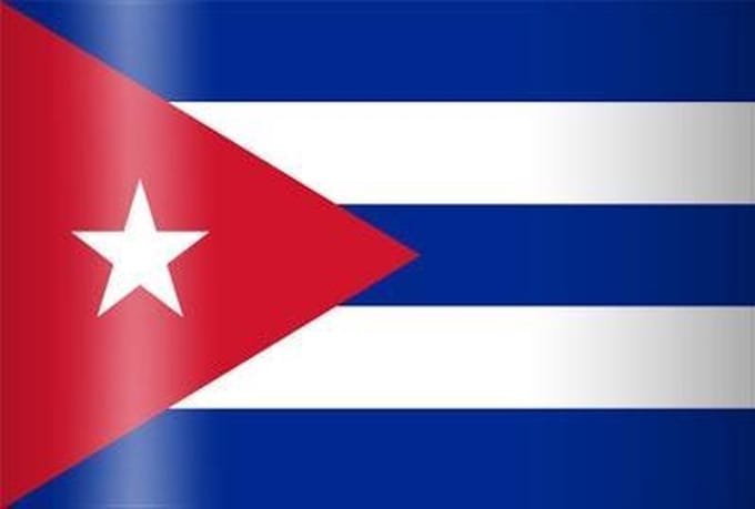 Cubaanse vlag, vlag van Cuba 90 x 150