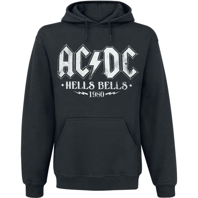 AC/DC Hells Bells 1980 Heren Trui met capuchon - zwart - XXL