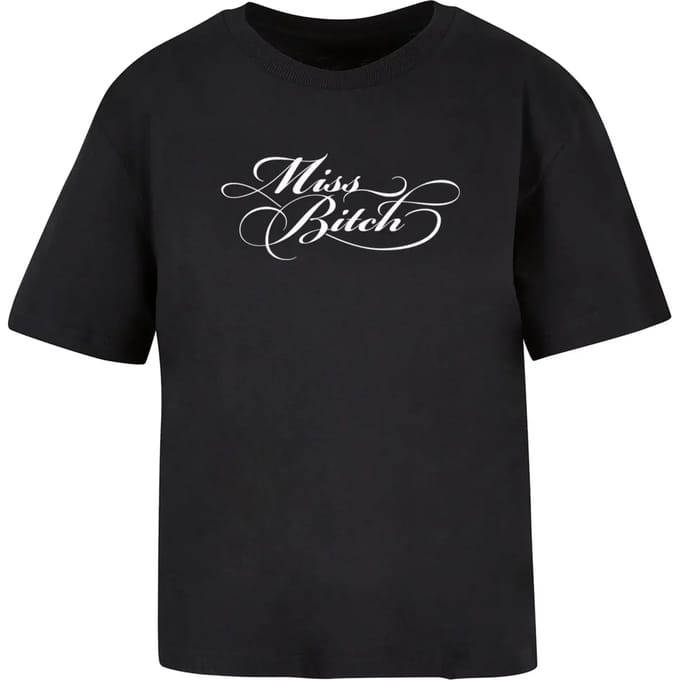 Dames-T-shirt Miss Tee Miss Bitch