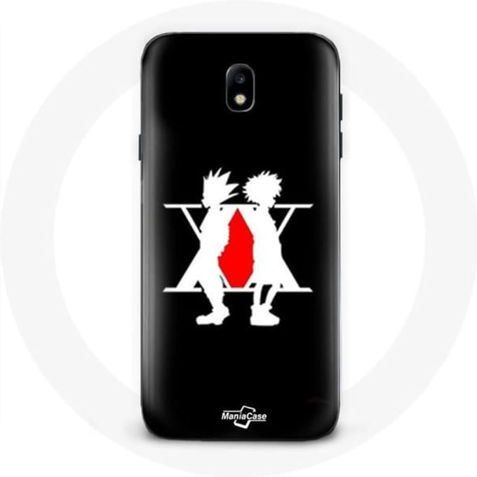 Coque - Hunter x Hunter - Samsung Galaxy J3 2017 - Manga Logo - Souple - Noir noir